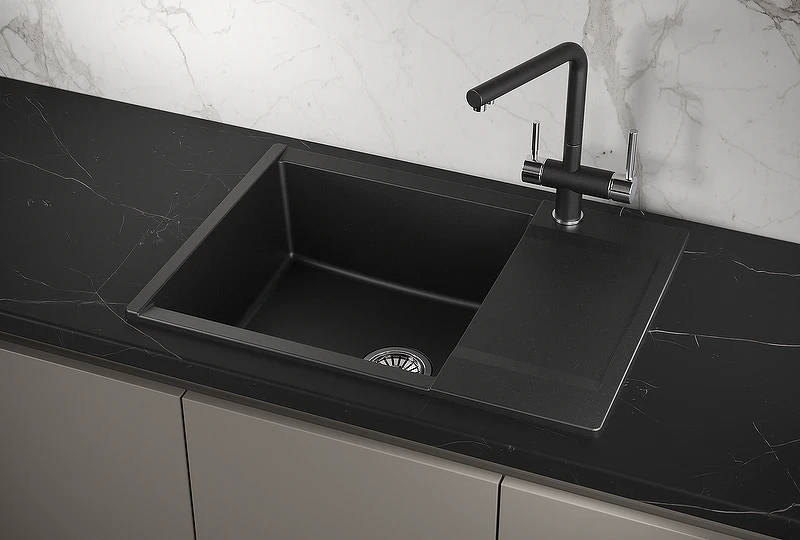Кухонная мойка Granula Estetica 70 7003 цвет Шварц