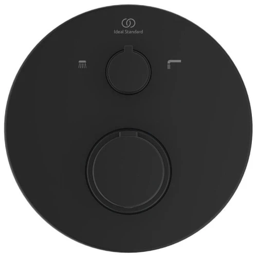 Смеситель для душа Ideal Standard Ceratherm T100 A5814XG с термостатом цвет Silk Black / Черный шелк
