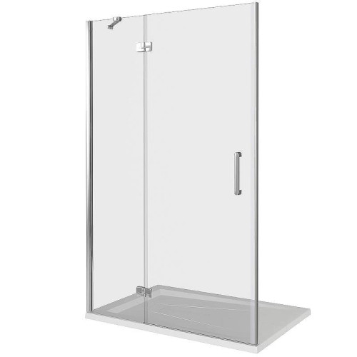Душевая дверь Good Door Saturn WTW-120-C-CH-L 120 профиль Хром стекло прозрачное