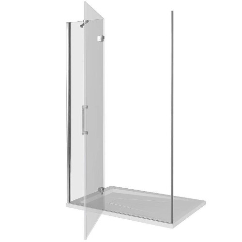 Душевая дверь Good Door Saturn WTW-120-C-CH-L 120 профиль Хром стекло прозрачное