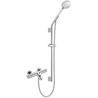 Смеситель для ванны RGW Shower Panels SP-23 30140123-01 с термостатом Хром на стену