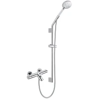 Смеситель для ванны RGW Shower Panels SP-23 30140123-01 с термостатом Хром на стену