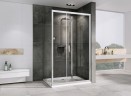 Душевой уголок Abber Sonnenstrand 120x90 AG07120-S90 профиль Хром стекло прозрачное