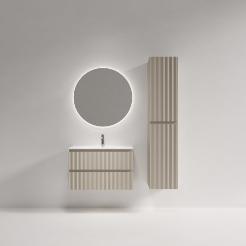 Тумба под раковину Sancos Snob R 80 SNR80/39CE подвесная цвет Beige Soft