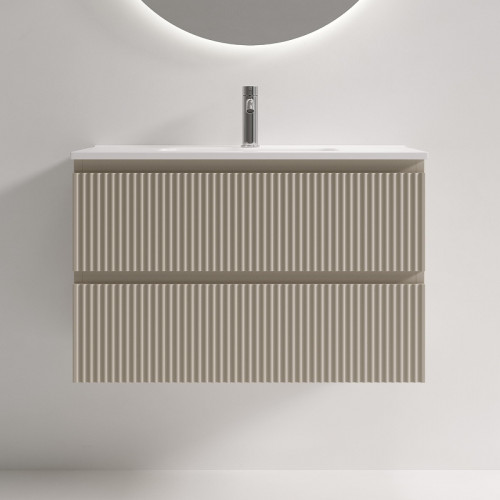 Тумба под раковину Sancos Snob R 80 SNR80/39CE подвесная цвет Beige Soft