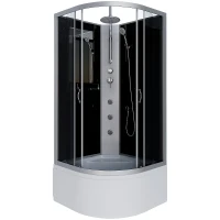 Душевая кабина Niagara Classic 90x90 NG-2508-14BKTG с гидромассажем