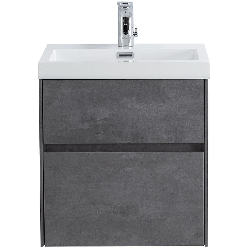 Тумба под раковину BelBagno Pietra Mini 50 PIETRA MINI-500AS-2C-SO-SCM подвесная Stucco Cemento МДФ / ЛДСП