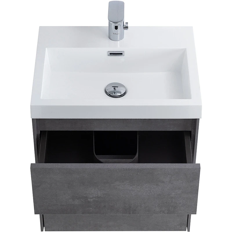 Тумба под раковину BelBagno Pietra Mini 50 PIETRA MINI-500AS-2C-SO-SCM подвесная Stucco Cemento МДФ / ЛДСП