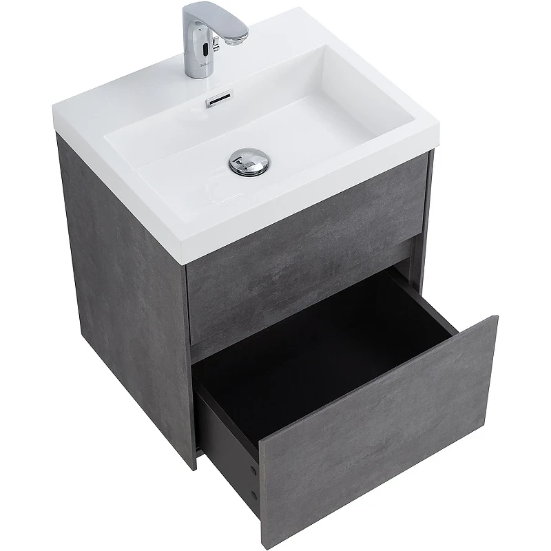 Тумба под раковину BelBagno Pietra Mini 50 PIETRA MINI-500AS-2C-SO-SCM подвесная Stucco Cemento МДФ / ЛДСП
