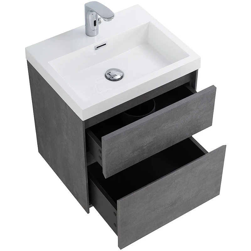 Тумба под раковину BelBagno Pietra Mini 50 PIETRA MINI-500AS-2C-SO-SCM подвесная Stucco Cemento МДФ / ЛДСП