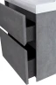 Тумба под раковину BelBagno Pietra Mini 50 PIETRA MINI-500AS-2C-SO-SCM подвесная Stucco Cemento МДФ / ЛДСП