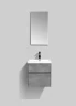 Тумба под раковину BelBagno Pietra Mini 50 PIETRA MINI-500AS-2C-SO-SCM подвесная Stucco Cemento МДФ / ЛДСП