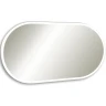 Зеркало Silver Mirrors Виола 50 LED-00002355 с подсветкой Черное с сенсорным выключателем и диммером стекло