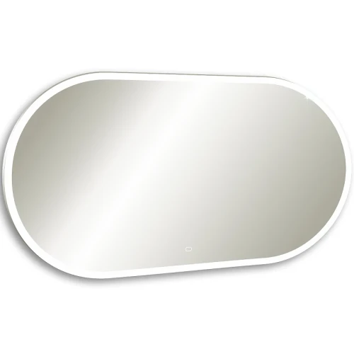 Зеркало Silver Mirrors Виола 50 LED-00002355 с подсветкой Черное с сенсорным выключателем и диммером стекло
