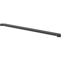 Шторка на ванну WasserKRAFT Dill 80 61S02-80 Fixed профиль Черный стекло прозрачное