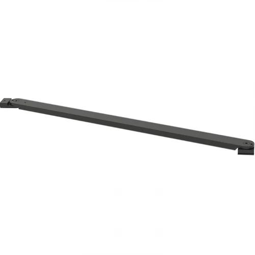 Шторка на ванну WasserKRAFT Dill 80 61S02-80 Fixed профиль Черный стекло прозрачное