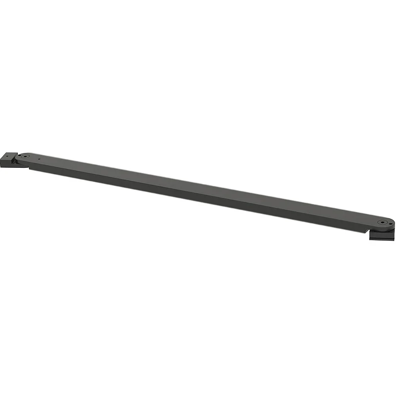 Шторка на ванну WasserKRAFT Dill 80 61S02-80 Fixed профиль Черный стекло прозрачное