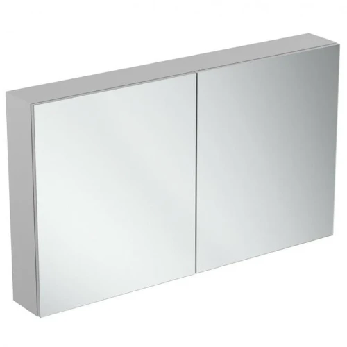 Зеркальный шкаф Ideal Standard Mirror Light 120 T3499AL с подсветкой цвет Aluminium Effect (Алюминий)