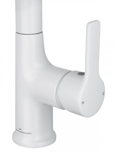 Смеситель для раковины Wonzon &amp; Woghand WW-FE01L212-MW цвет Белый матовый