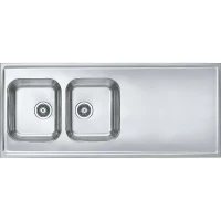 Кухонная мойка Alveus Classic Pro 110 SAT-90 1400x600 1132129 Сатинированная сталь
