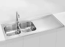 Кухонная мойка Alveus Classic Pro 110 SAT-90 1400x600 1132129 Сатинированная сталь