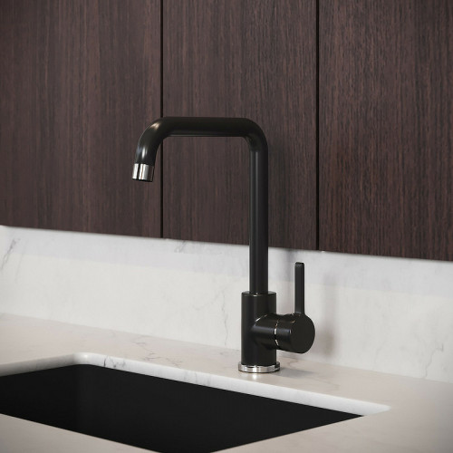 Смеситель для кухни Aringa Орта AR02020BL Черный латунь