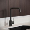 Смеситель для кухни Aringa Орта AR02020BL Черный латунь