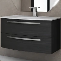 Тумба под раковину Cezares Comfort 100 54482 подвесная Grigio Scuro МДФ / ЛДСП