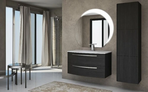 Тумба под раковину Cezares Comfort 100 54482 подвесная Grigio Scuro МДФ / ЛДСП
