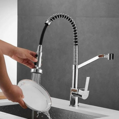 Смеситель для кухни Haiba HB73826 цвет Хром