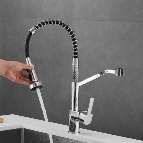 Смеситель для кухни Haiba HB73826 цвет Хром