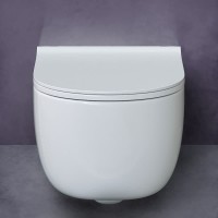 Унитаз Berges Ego Rimless 082111 подвесной с сиденьем Микролифт фарфор подвесной
