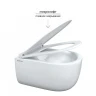 Унитаз Berges Ego Rimless 082111 подвесной с сиденьем Микролифт фарфор подвесной