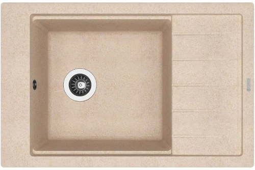 Кухонная мойка Florentina Липси-780Р 20.275.D0780.107 Песочная искусственный камень (литьевой мрамор) встраиваемый