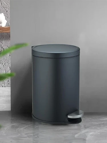Ведро для мусора WeltWasser Lora BL 20L 10000013836 Черное матовое