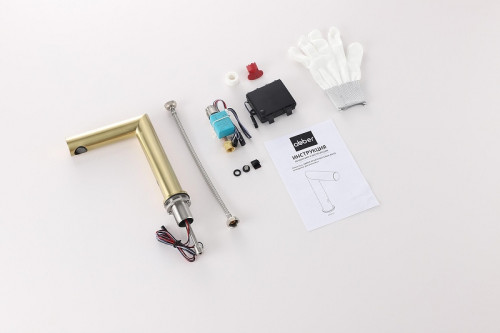 Смеситель для раковины Abber Perfekte 316 AF8A101BGS цвет Золото брашированное