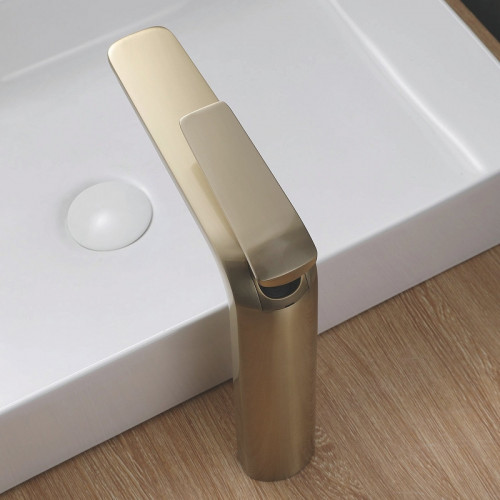 Смеситель для раковины Rose R39G R3911G Золото матовое латунь