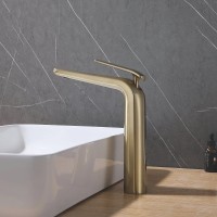 Смеситель для раковины Rose R39G R3911G Золото матовое латунь