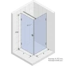 Душевой уголок Riho SZ Scandic NXT X201 97х87 L G001045120 (GX02062C1) профиль Хром стекло прозрачное