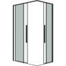 Душевой уголок Grossman Galaxy 120х80 300.K33.01.1280.21.00 профиль Черный матовый стекло прозрачное