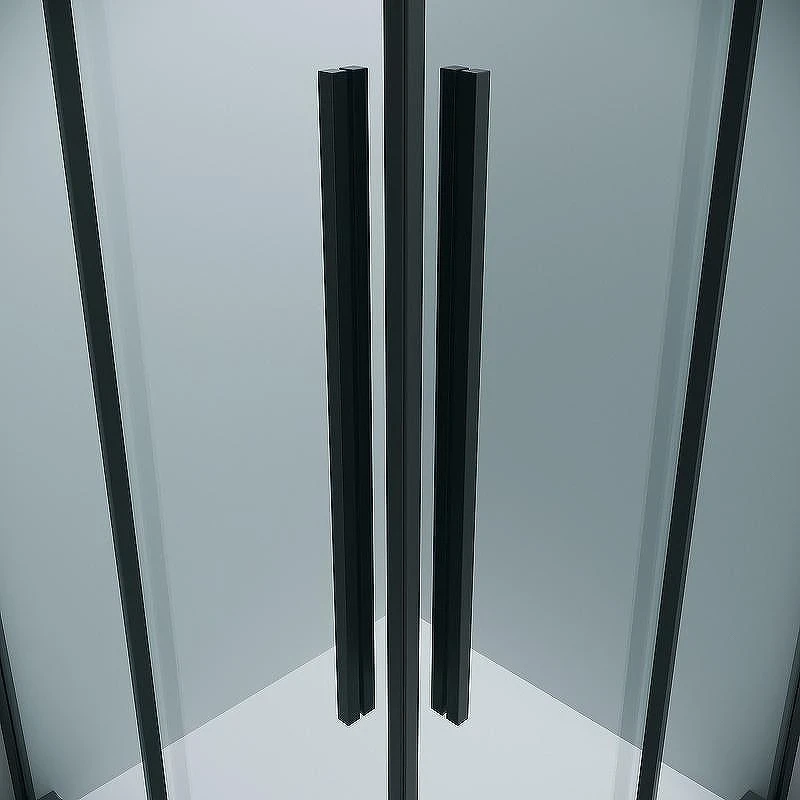 Душевой уголок Grossman Galaxy 120х80 300.K33.01.1280.21.00 профиль Черный матовый стекло прозрачное