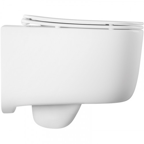 Унитаз Aquatek Лугано AQ2002-00 подвесной с сиденьем Микролифт фарфор подвесной