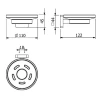 Мыльница Kludi Vela S 25985N5 цвет Никель брашированный