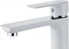 Смеситель для раковины Aquanet Arctic AF520-11СW Хром Белый латунь