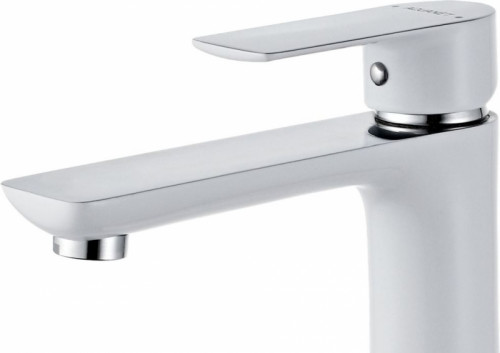 Смеситель для раковины Aquanet Arctic AF520-11СW Хром Белый латунь