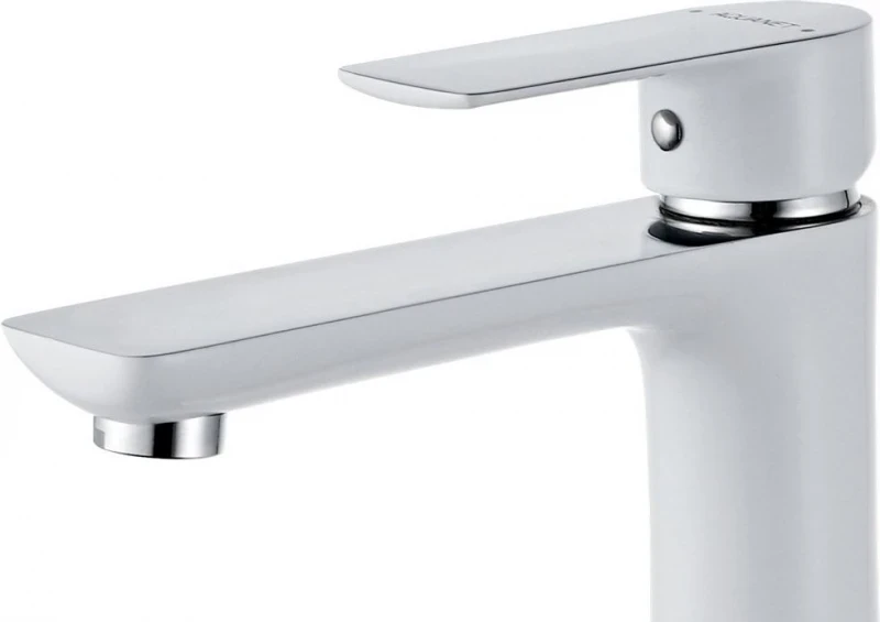 Смеситель для раковины Aquanet Arctic AF520-11СW Хром Белый латунь