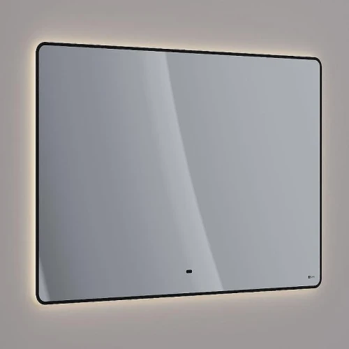 Зеркало Lemark Mioblack 120 LM120ZM-black с подсветкой Черное с сенсорным выключателем и подогревом