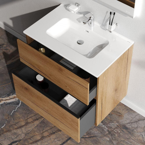 Тумба под раковину AM.PM Sense 80 M7BFUX0802OF подвесная цвет Дерево