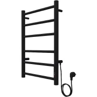 Электрический полотенцесушитель Azario Parma 400x600 П6 AZ10846B диммер справа Черный