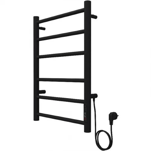 Электрический полотенцесушитель Azario Parma 400x600 П6 AZ10846B диммер справа Черный